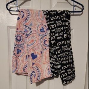 osh kosh and carters 2 pair leggings 10/12